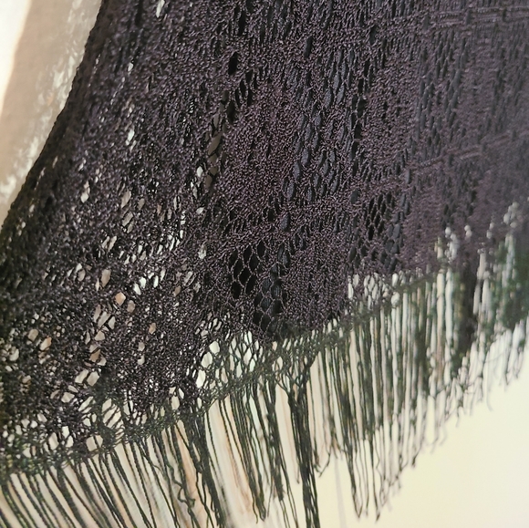 Vintage Double Fault flapper style fringe mini dress - Picture 5 of 8